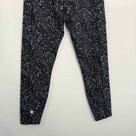 Sweaty Betty Power Leggings High Waist Celestial Dot Size M Crop Workout Black - Picture 6 of 15